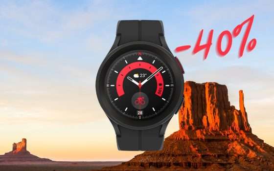 Samsung Galaxy Watch5 Pro: MEGA SCONTO 40% su Amazon