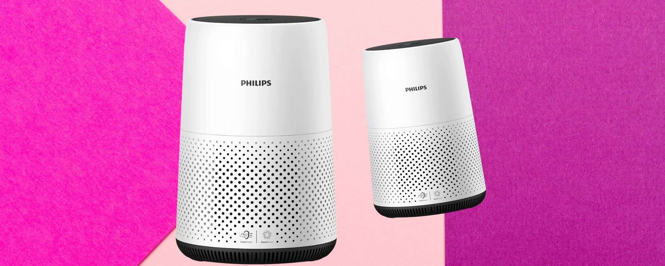 Philips per aria al TOP: purificatore piccolo ma POTENTE, sconto 70€