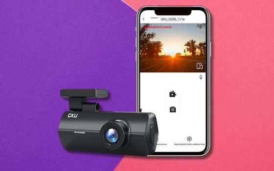 Dash Cam 1600p con G sensor a prezzo REGALO: sicurezza certa