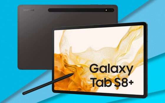 Samsung Galaxy Tab S8+: meno di 10 pezzi disponibili con 400€ di sconto