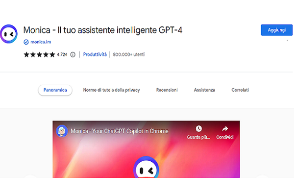 L'assistente AI alimentato da ChatGPT su tutti i siti web cos'è e come si utilizza