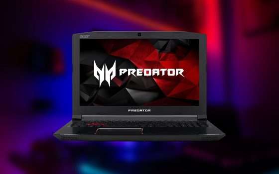 Acer Predator Helios 300: un notebook da gaming MOSTUROSO con 150€ di sconto