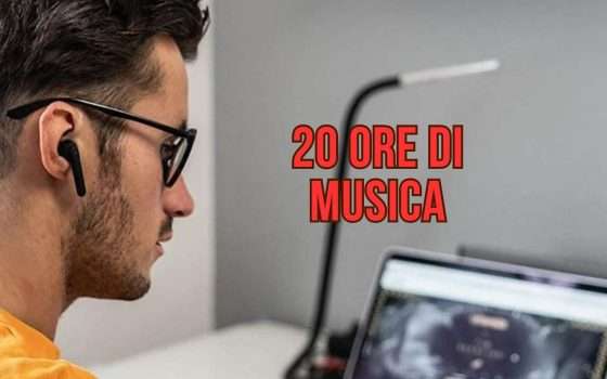 Auricolari bluetooth con il 44% di sconto: più di 20 ore di musica