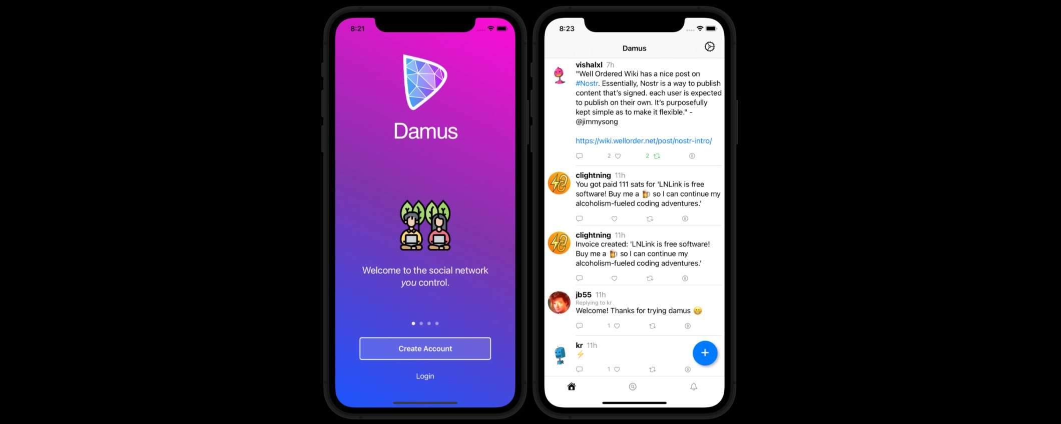 Apple rimuoverà l'app Damus dallo store