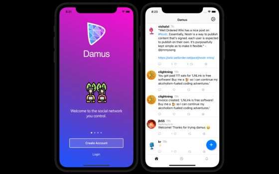 Apple rimuoverà l'app Damus dallo store