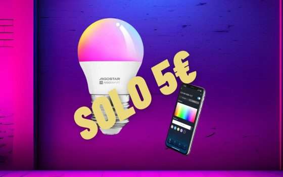 Lampadina Smart E27: la controlli con ALEXA e la paghi solo 5€