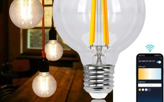 Lampadina Vintage Smart E27 a soli 6€ con la doppia offerta Amazon