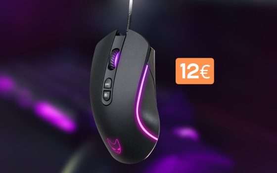 Solo 12 euro per questo mouse da gaming economico, ma performante