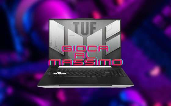 ASUS TUF Dash F15: prezzo da SOGNO su questo notebook da gaming