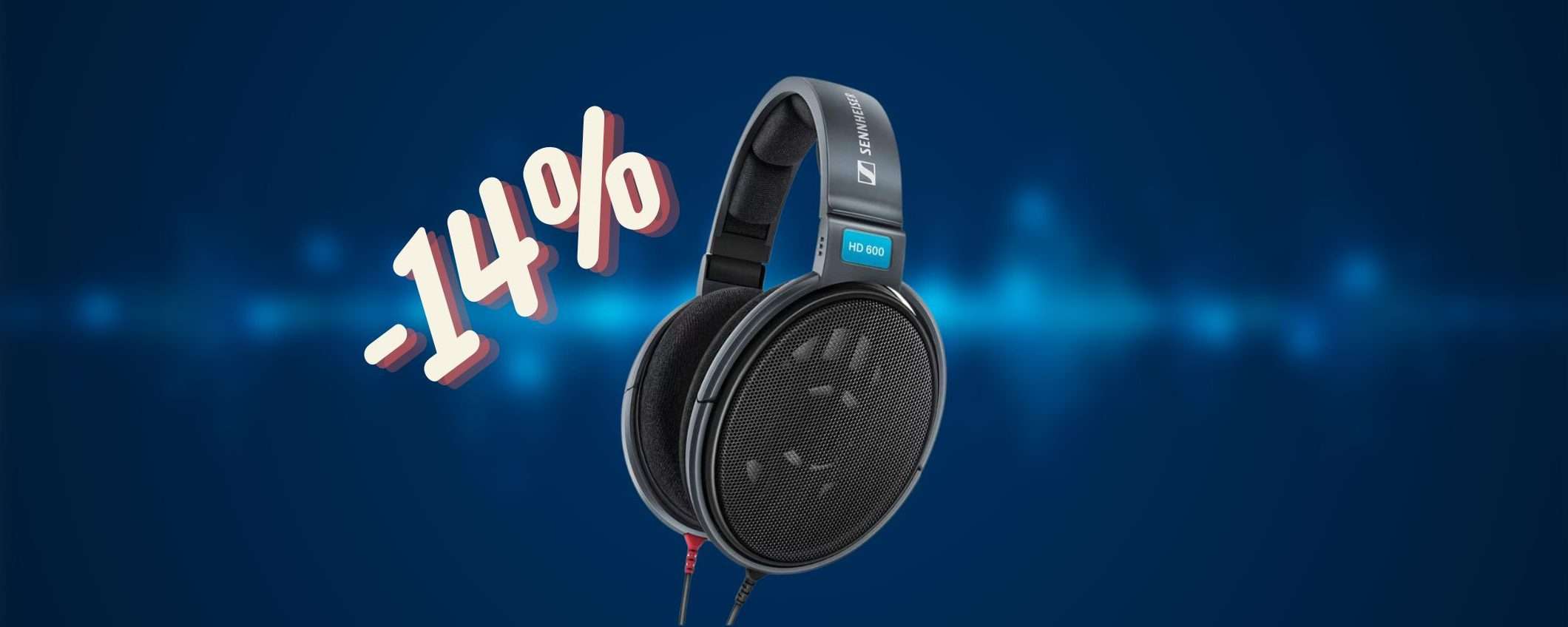 Cuffie Sennheiser HD 600: occasione Amazon al 14% di sconto