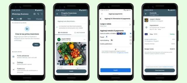 WhatApp Business - inserzioni