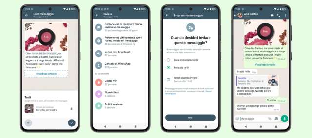 WhatsApp Business - messaggi personalizzati