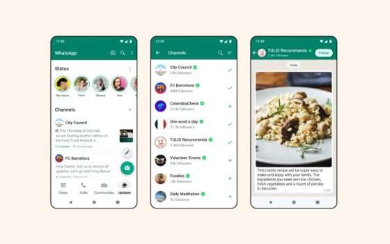 WhatsApp lancia ufficialmente i Canali: come funzionano?