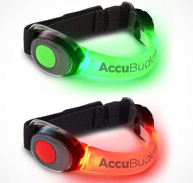 I braccialetti LED di AccuBuddy