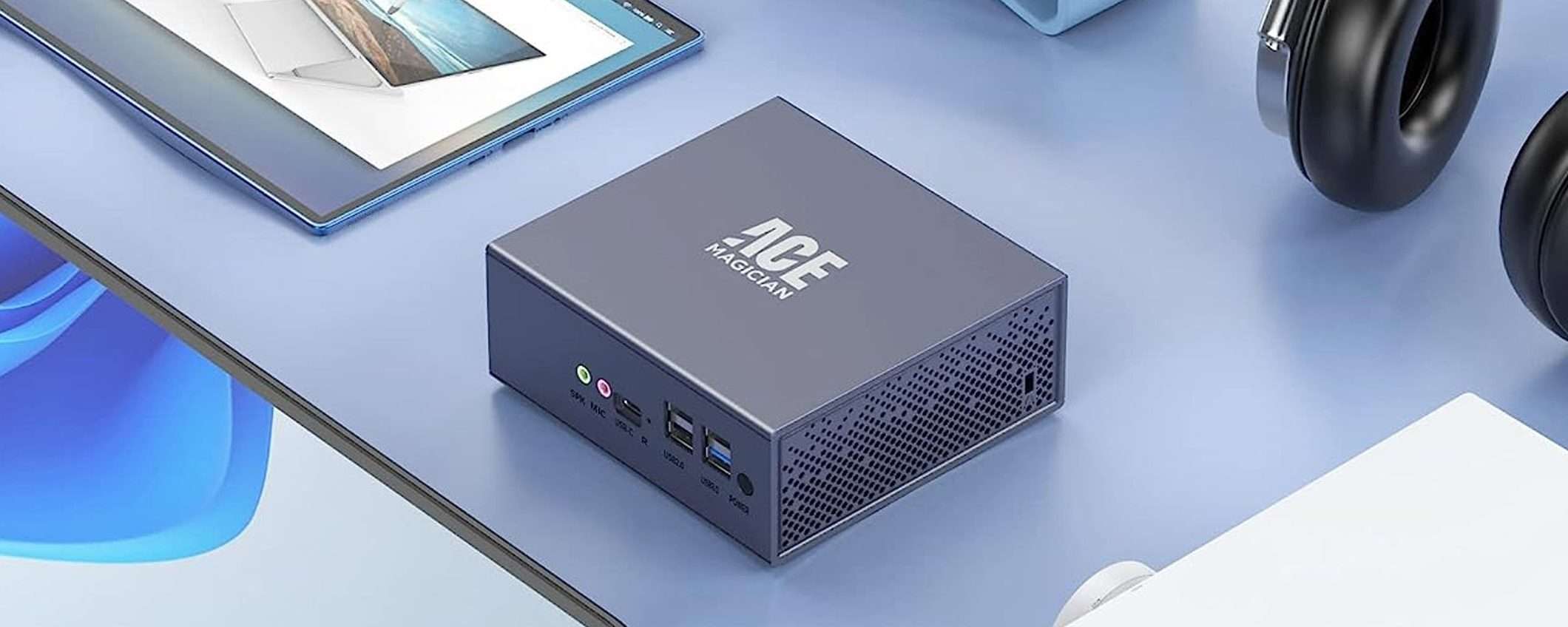 Mini PC con CPU Intel e Windows 11 Pro a 149€: attiva il coupon