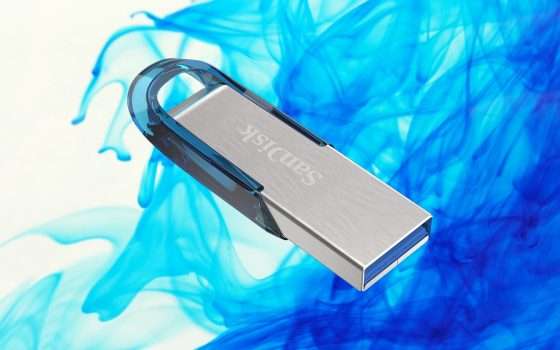 Chiavetta USB SanDisk in metallo: 50% di sconto, solo su Amazon