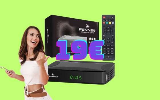 Decoder Digitale Terrestre Fenner GX1: il futuro della TV a 19€