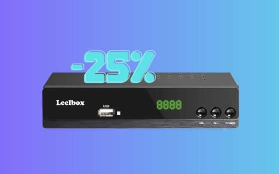 Decoder Digitale Terrestre Leelbox: 25% di SCONTO su Amazon