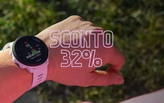 Garmin Forerunner 55: migliora la tua attività fisica con stile (-32%)