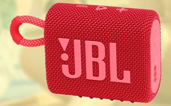 JBL GO 3: senti come suona lo sconto (-38%)