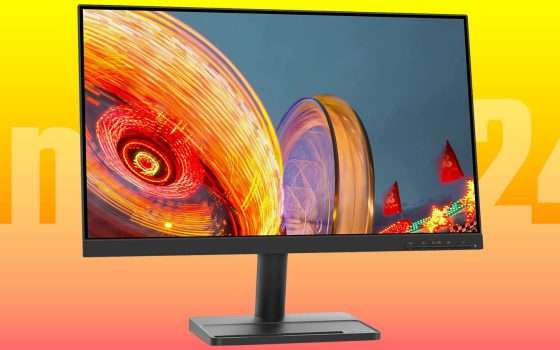 Solo 99€ per il monitor di Lenovo: affare su Amazon