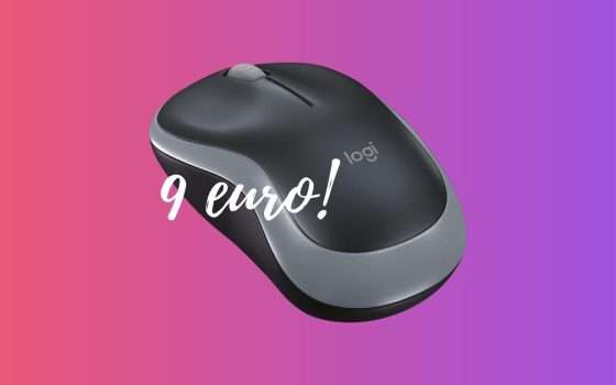 Mouse Logitech Wireless a soli 9€ da SOGNO su Amazon