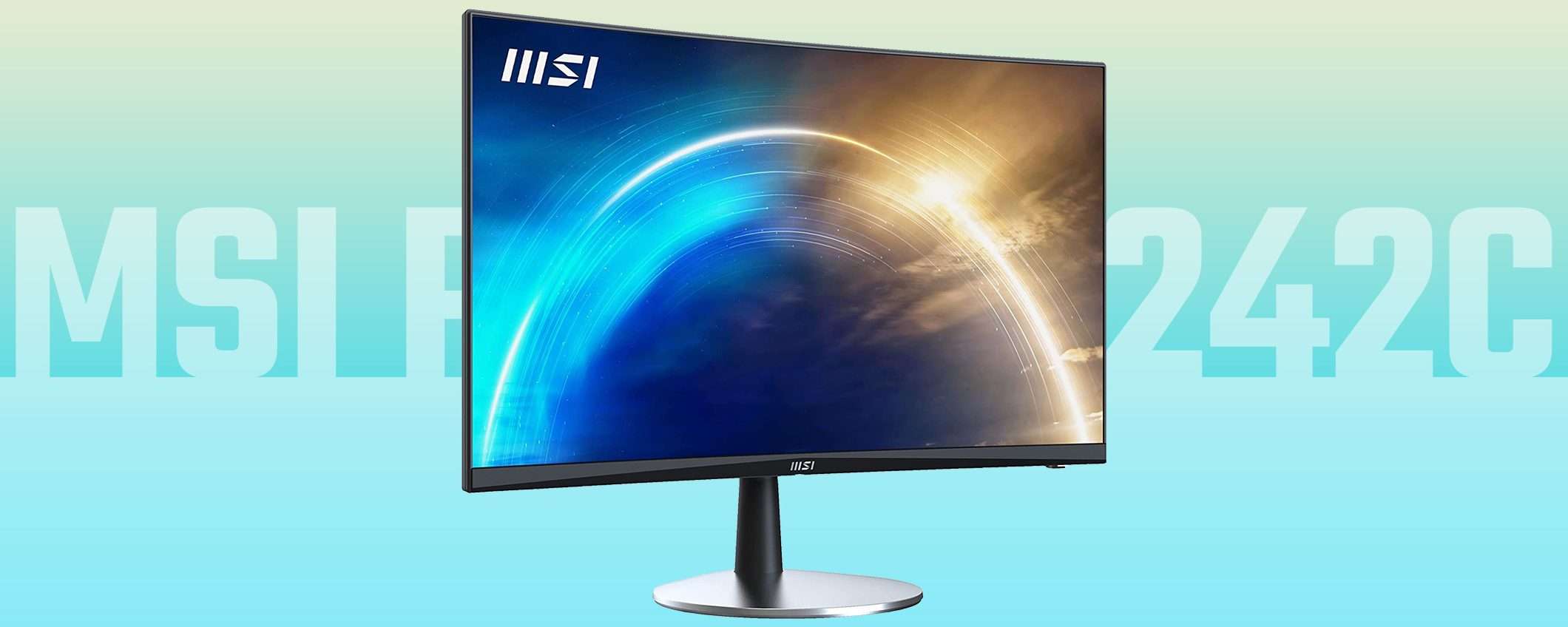 Oggi il monitor curvo di MSI costa solo 99 euro