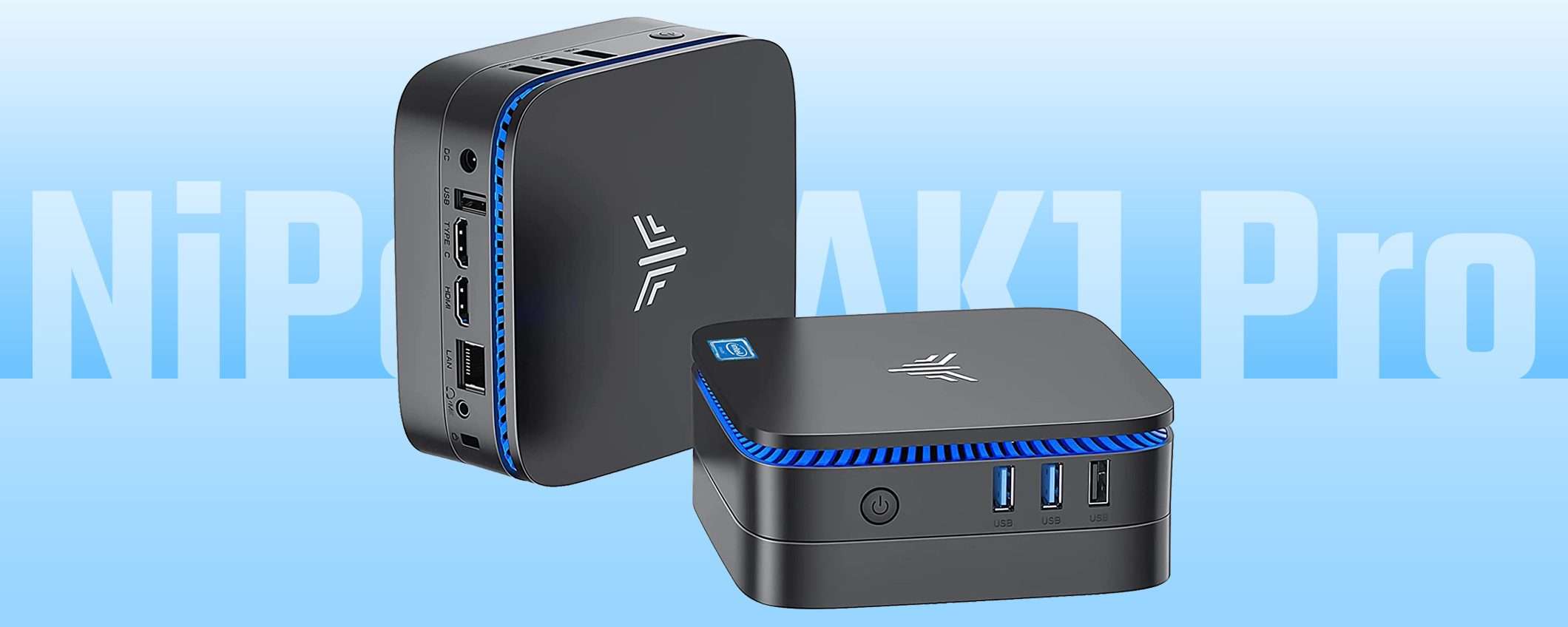 Questo Mini PC con W11, Intel e 16/512GB scende sotto i 200€