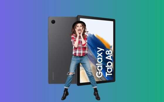 Samsung Galaxy Tab A8: solo 169€ per questo tablet FAVOLOSO