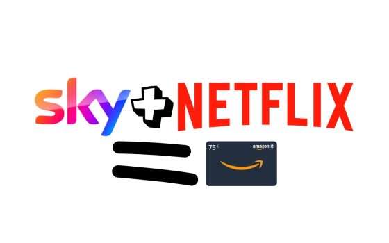 Sky TV + Netflix a un prezzo speciale e Buono Amazon da 75€