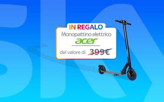 Sky ti regala il monopattino Acer da 399 euro