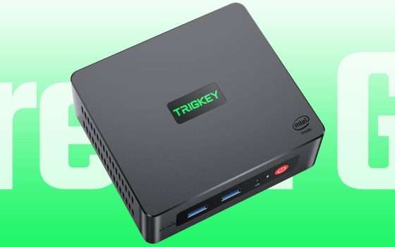 Il Mini PC green di TRIGKEY è in offerta su Amazon