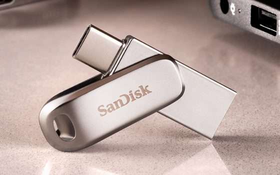 Chiavetta USB 2-in-1 SanDisk da 512GB a soli 57€