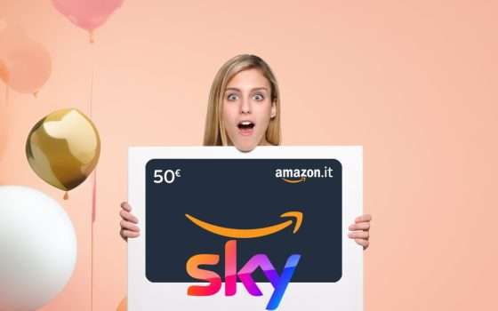 50€ di Buono Amazon in REGALO con Sky: scopri come ottenerlo