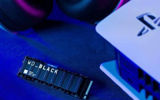 SSD WD_BLACK SN850 da 2TB con piena compatibilità con PS5 scontato del 39%