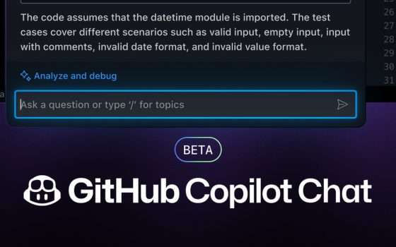 GitHub rilascia la versione beta di Copilot Chat