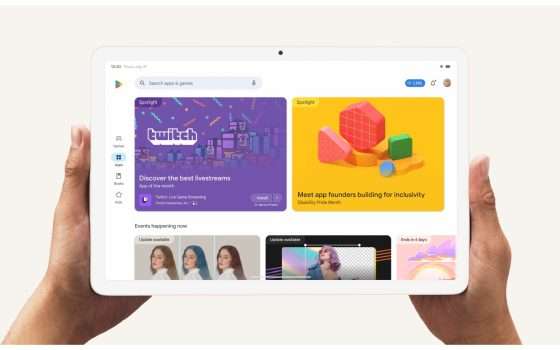 Google cambia il Play Store su tablet e smartphone pieghevoli