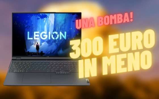 Lenovo Legion 5 Pro: notebook da gioco MOSTRUOSO con 300 euro di sconto