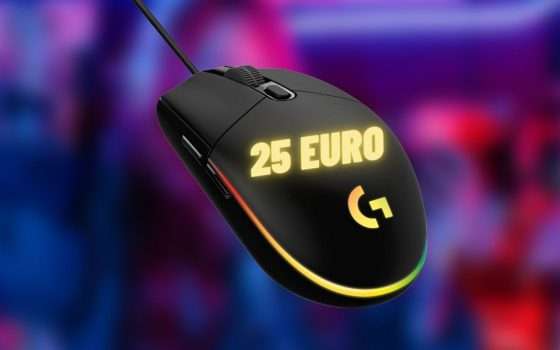 Logitech G203: splendido mouse da gaming in offerta (quasi) a metà prezzo