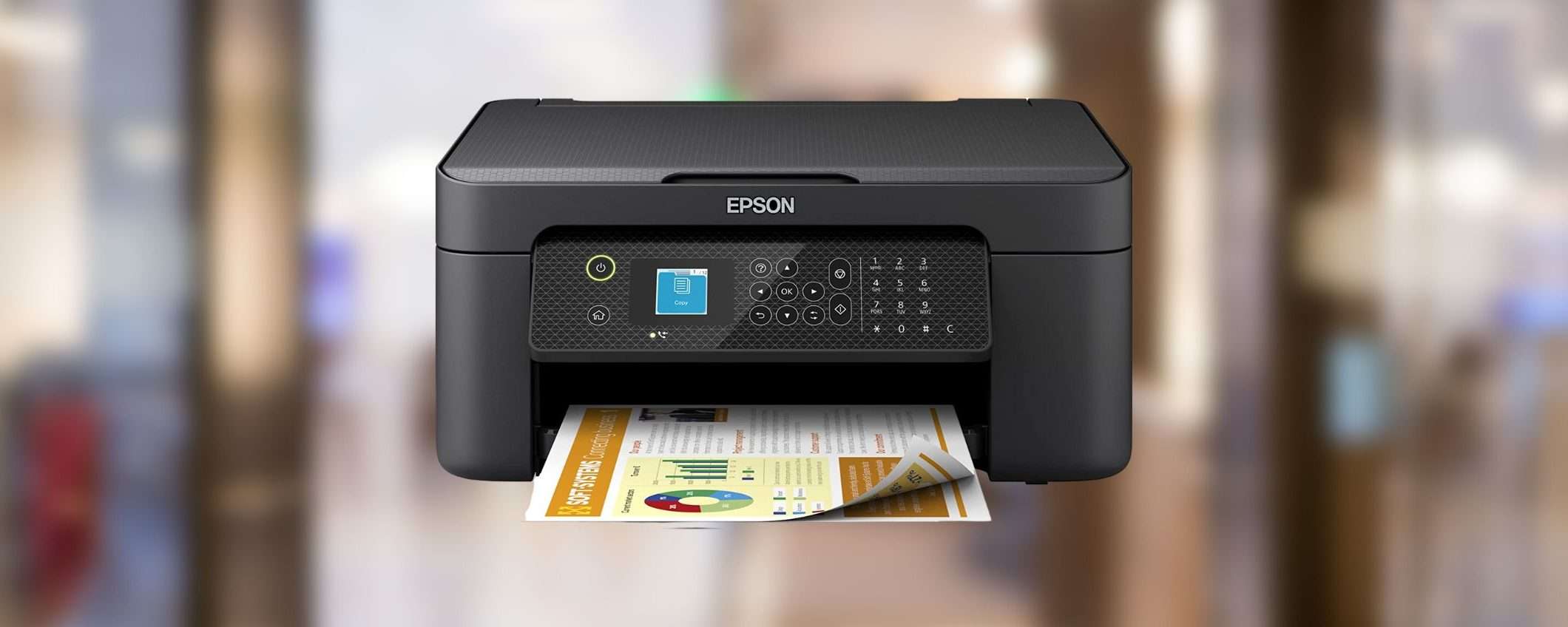 Stampante multifunzione Epson: un affare con il 28% di sconto