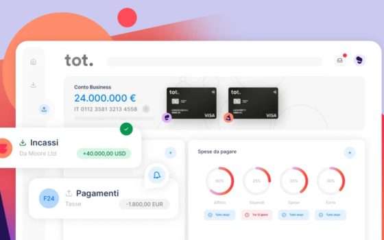Tot: il conto aziendale con tutti i servizi inclusi