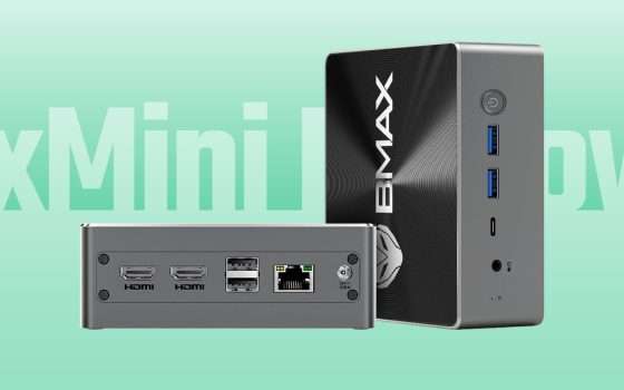 Intel Core i7 e SSD 1 TB per il Mini PC di BMAX (coupon)