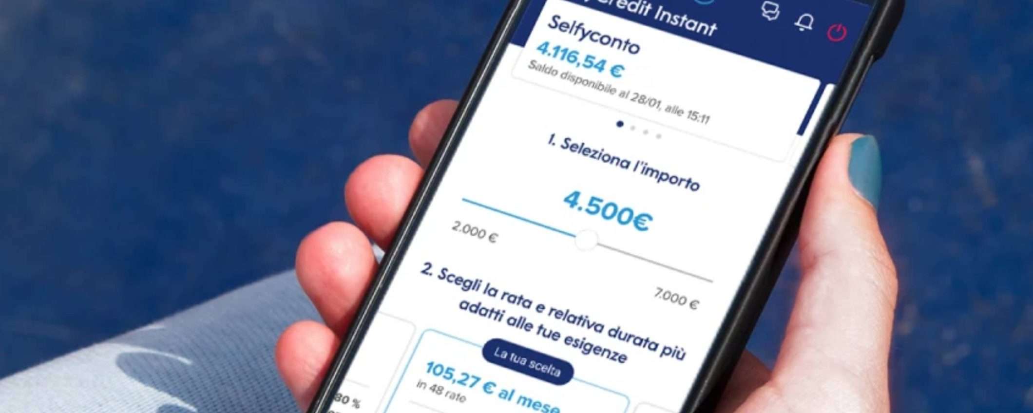 SelfyConto: il conto con tutti i servizi disponibili in app