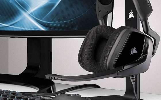 -54% sulle cuffie gaming Corsair Void Elite: l'affare