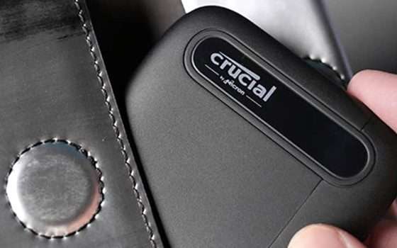 Crucial X6: SSD portatile da 1 TB a metà prezzo