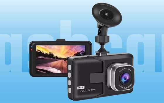 Parti sicuro con la dashcam per auto (sconto 80%)