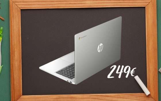 HP Chromebook: portatile sempre veloce a 249€ al Prime Day