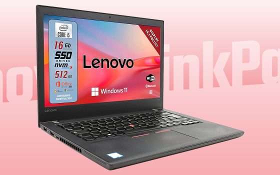 Crolla il prezzo del notebook Lenovo con Intel e W11