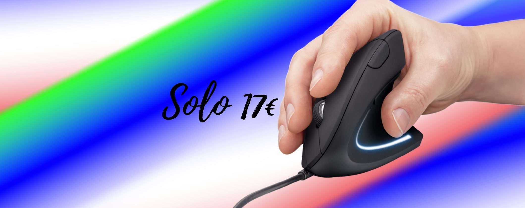 Mouse Verticale Trust Verto a 17€? Lo trovi al Prime Day