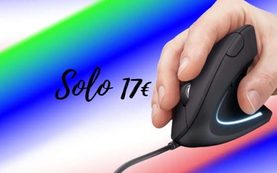 Mouse Verticale Trust Verto a 17€? Lo trovi al Prime Day